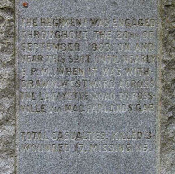 19TH U.S. INFANTRY WAR MEMORIAL RIGHT SIDE