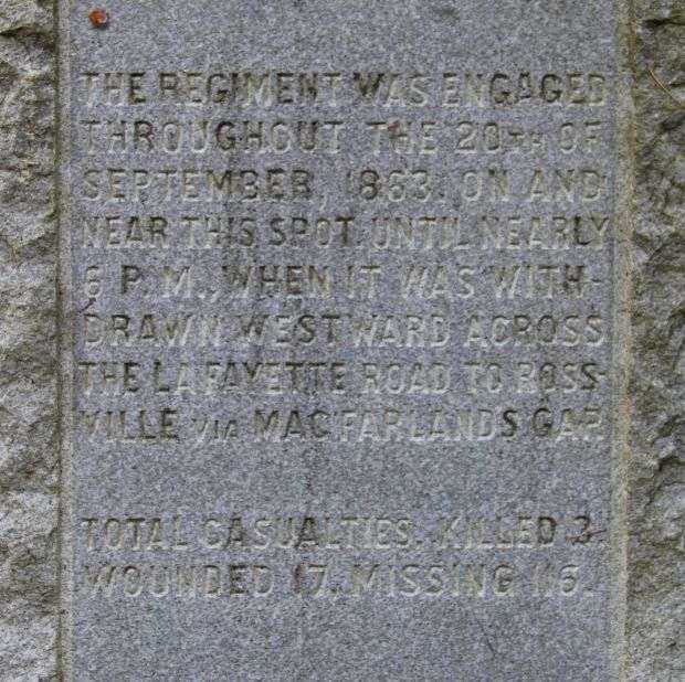 19TH U.S. INFANTRY WAR MEMORIAL RIGHT SIDE