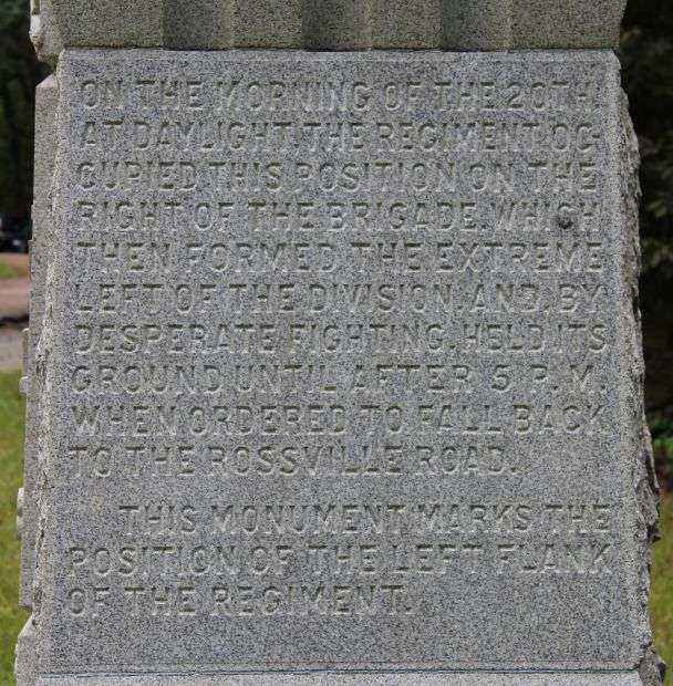 18TH U.S. INFANTRY WAR MEMORIAL RIGHT SIDE