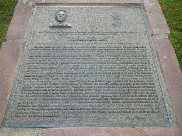 SERGEANT RICHARD A. PENRY MEDAL OF HONOR MEMORIAL PLAQUE