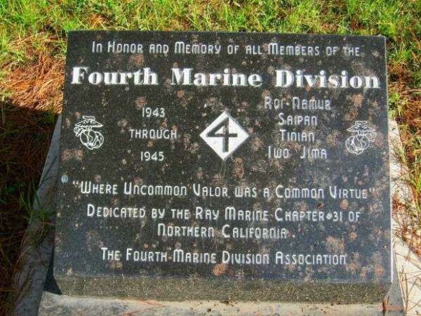 FOURTH MARINE DIVISION WAR MEMORIAL