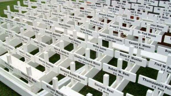 HIGHLAND CEMETERY VETERANS MEMORIAL FIELD OF CROSSES