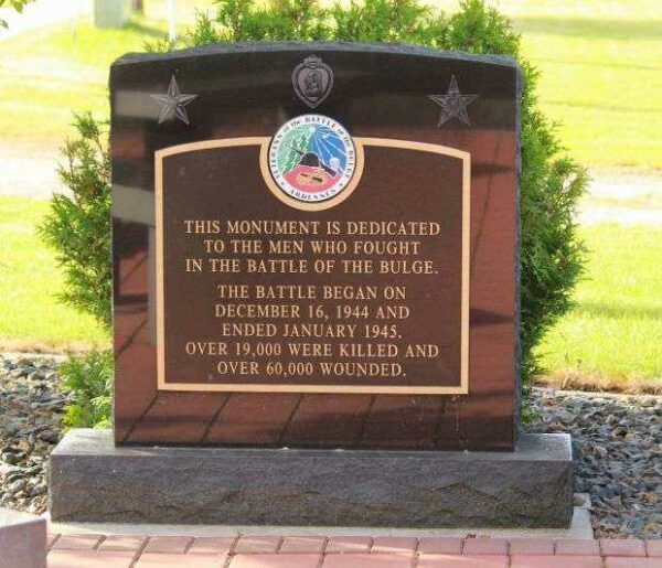 PITTSVILLE BATTLE OF THE BULGE WAR MEMORIAL