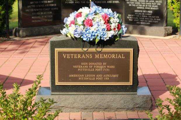 PITTSVILLE VETERANS MEMORIAL ENTRANCE STONE