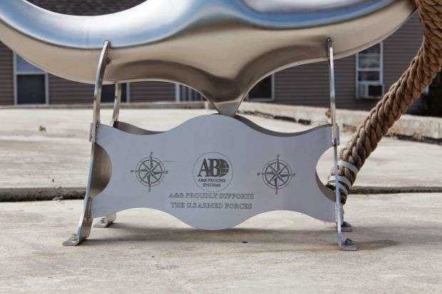 A & B PROCESS SYSTEMS VETERANS MEMORIAL ANCHOR PLAQUE