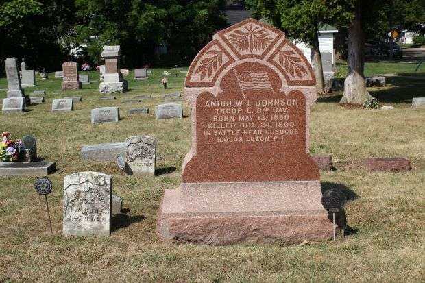 ELI JOHNSON CIVIL WAR MEMORIAL CEMETERY STONE