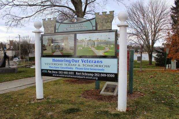 OCONOMOWOC VETERANS MEMORIAL PARK MARKER