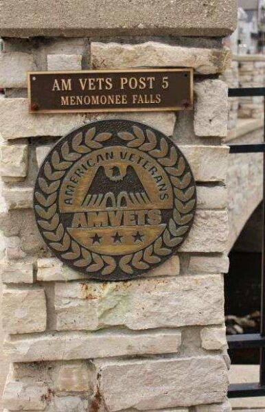 AMVETS POST 5 MEMORIAL MEDALLION