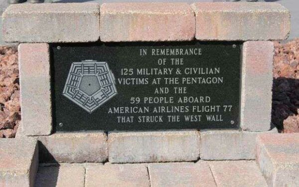 MARINE CORPS LEAGUE AERO PARK 911 MEMORIAL PLAQUE