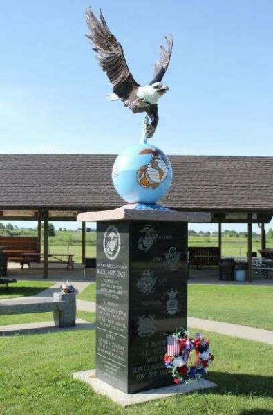 MARINE CORPS LEAGUE AERO PARK EAGLE MONUMENT