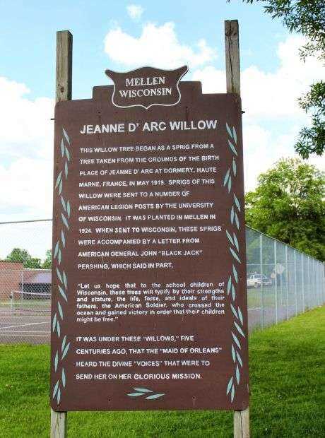 JEANNE D’ARC WILLOW MEMORIAL MARKER