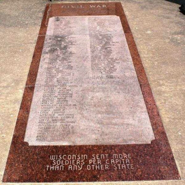 CIVIL WAR HONOR ROLL MEMORIAL TABLET