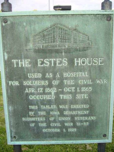 THE ESTES HOUSE WAR MEMORIAL PLAQUE