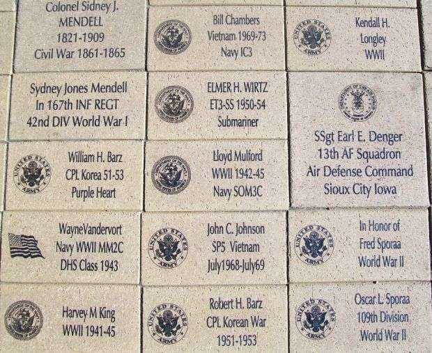 DOWS FREEDOM ROCK MEMORIAL PARK BRICKS B