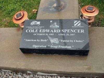 COLE EDWARD SPENCER MEMORIAL