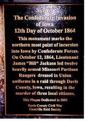 DAVIS COUNTY CIVIL WAR MEMORIAL PLAQUE II