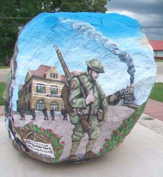 CRESTON FREEDOM ROCK SIDE  B