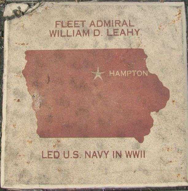 FLEET ADMIRAL WILLIAM D. LEAHY WAR MEMORIAL TABLET
