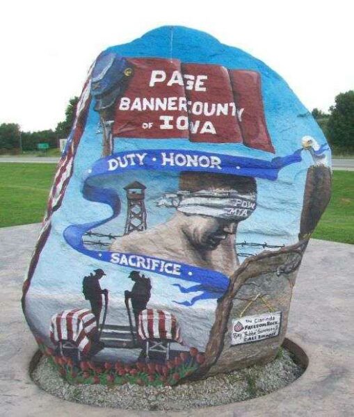 CLARINDA FREEDOM ROCK SIDE A