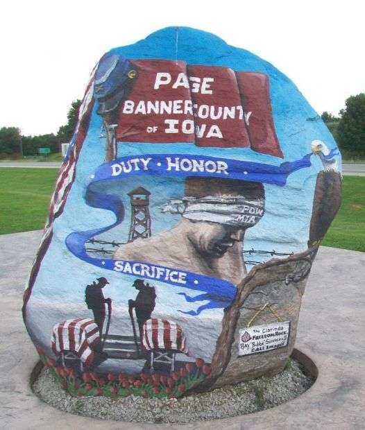 CLARINDA FREEDOM ROCK SIDE A