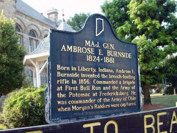 MAJ. GEN. AMBROSE E. BURNSIDE WAR MEMORIAL MARKER