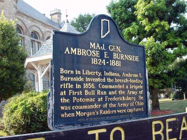 MAJ. GEN. AMBROSE E. BURNSIDE WAR MEMORIAL MARKER