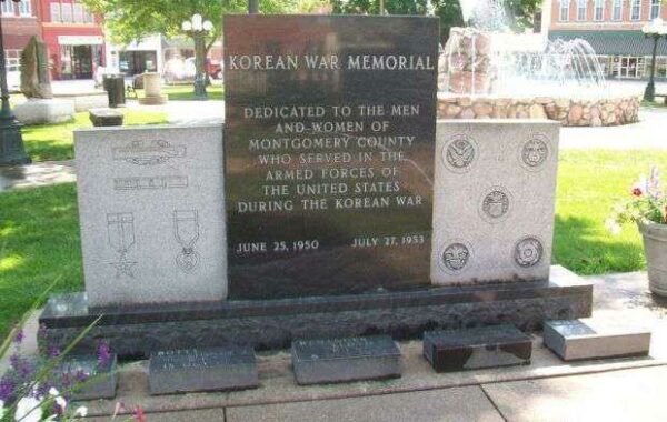 MONTGOMERY COUNTY KOREAN WAR MEMORIAL FRONT