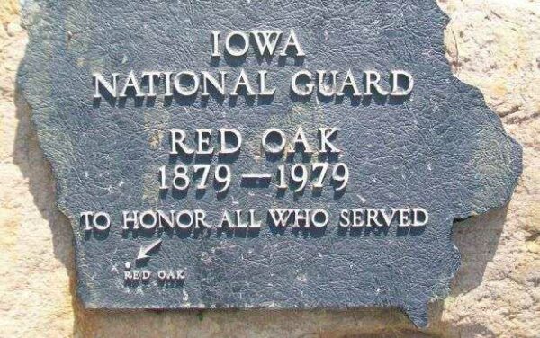 IOWA NATIONAL GUARD RED OAK MEMORIAL