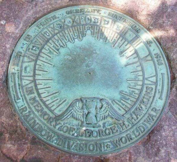 GEORGE H. HAWKINS MEMORIAL SUNDIAL