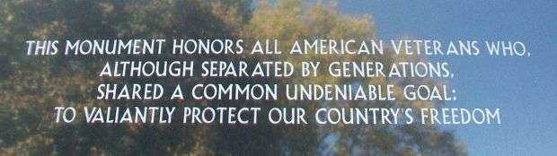 MASON CITY AREA VETERANS MONUMENT STONE A
