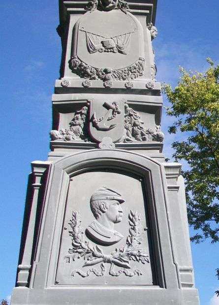 MASON CITY CIVIL WAR MEMORIAL SIDE B