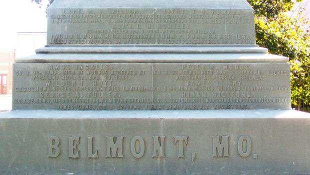 MASON CITY CIVIL WAR MEMORIAL STONE C