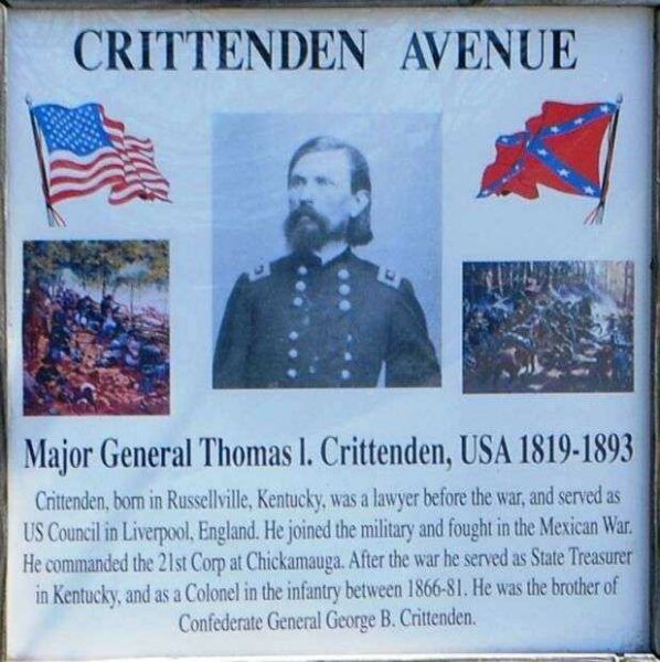 CRITTENDEN AVENUE MEMORIAL PLAQUE