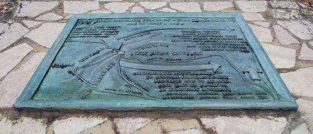 NEW HOPE CHURCH PHASE OF ATLANTA CAMPAIGN MEMORIAL PLAQUE