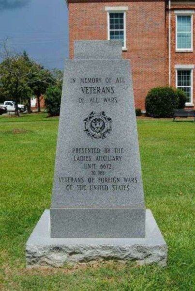 VFW ALL WAR VETERANS MEMORIAL