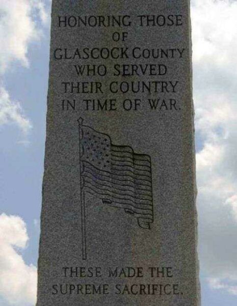 GLASCOCK COUNTY VETERANS MEMORIAL STONE