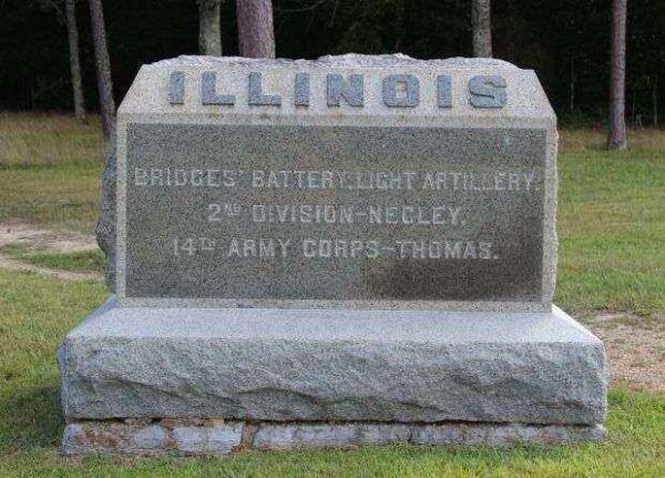 BRIDGES’ BATTERY LIGHT ARTILLERY MEMORIAL FRONT