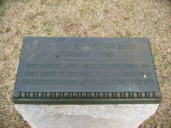 13TH NEW JERSEY INFANTRY REGIMENT WAR  MEMORIAL