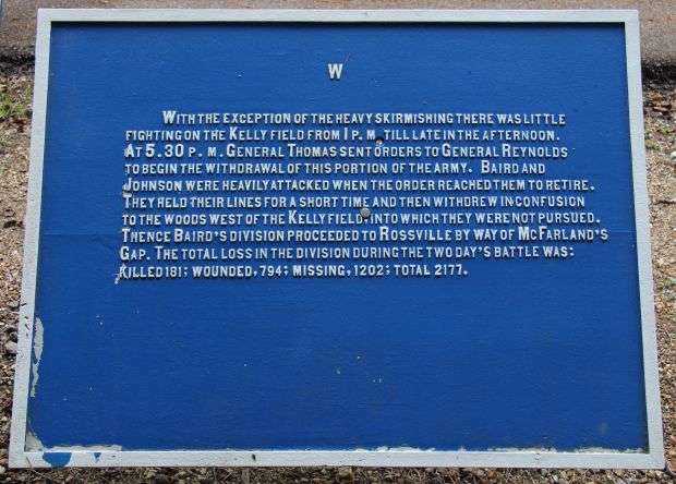 BAIRD’S DIVISION THOMAS’ CORPS WAR MEMORIAL PLAQUE C