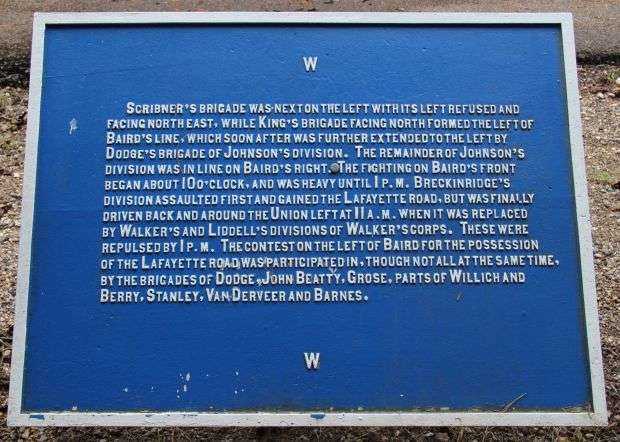 BAIRD’S DIVISION THOMAS’ CORPS WAR MEMORIAL PLAQUE B