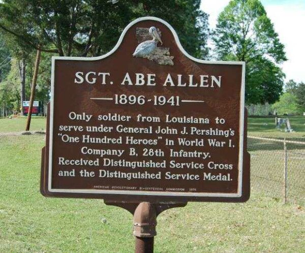 SGT. ABE ALLEN WAR MEMORIAL MARKER