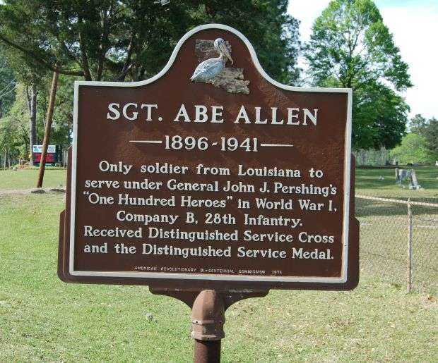 SGT. ABE ALLEN WAR MEMORIAL MARKER