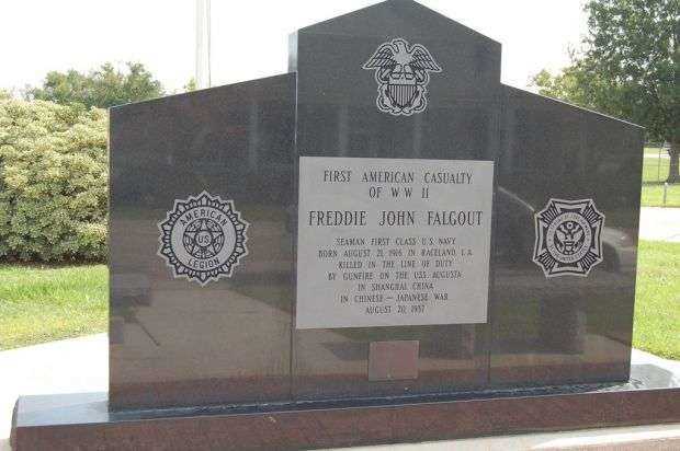 FREDDIE JOHN FALGOUT WAR MEMORIAL