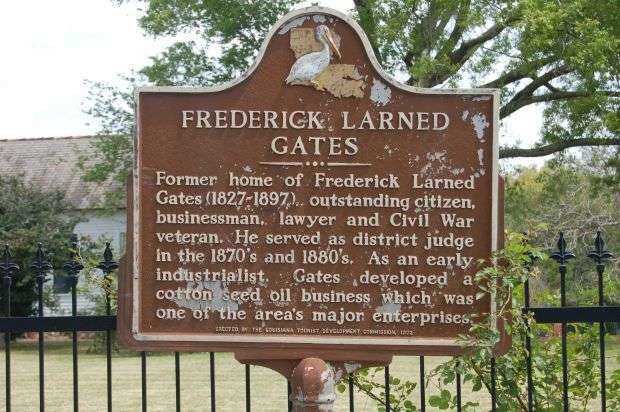 FREDERICK LARNED GATES WAR MEMORIAL MARKER