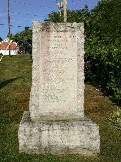 IN MEMORY OF MCCLELLAND AND HIS MEN REVOLUTIONARY WAR MEMORIAL SIDE C