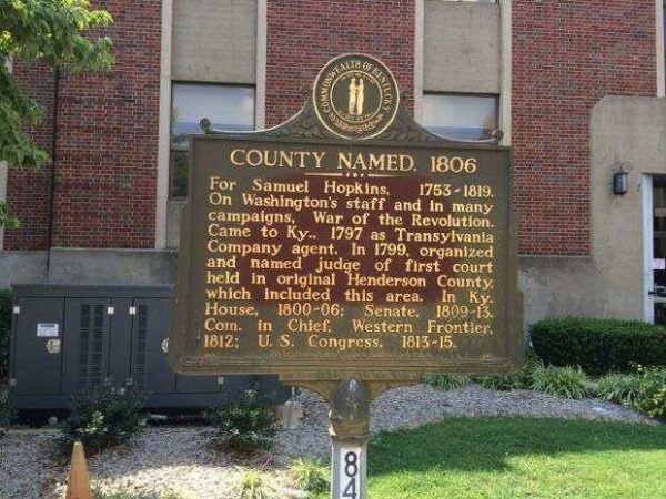 COUNTY NAMED, 1806 REVOLUTIONARY WAR SOLDIER MEMORIAL MARKER