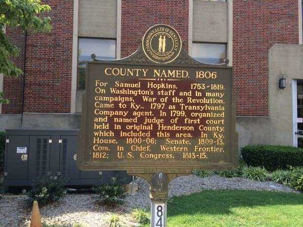 COUNTY NAMED, 1806 REVOLUTIONARY WAR SOLDIER MEMORIAL MARKER