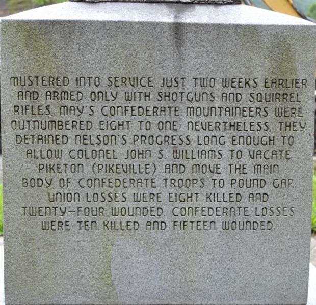 THE BATTLE OF IVY MOUNTAIN MEMORIAL STONE B