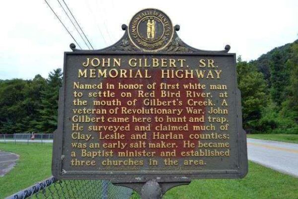 JOHN GILBERT SR. MEMORIAL HIGHWAY MARKER