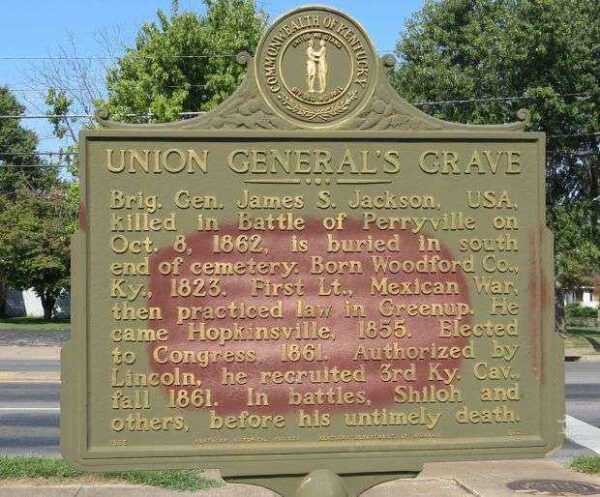 UNION GENERAL’S GRAVE MEMORIAL MARKER